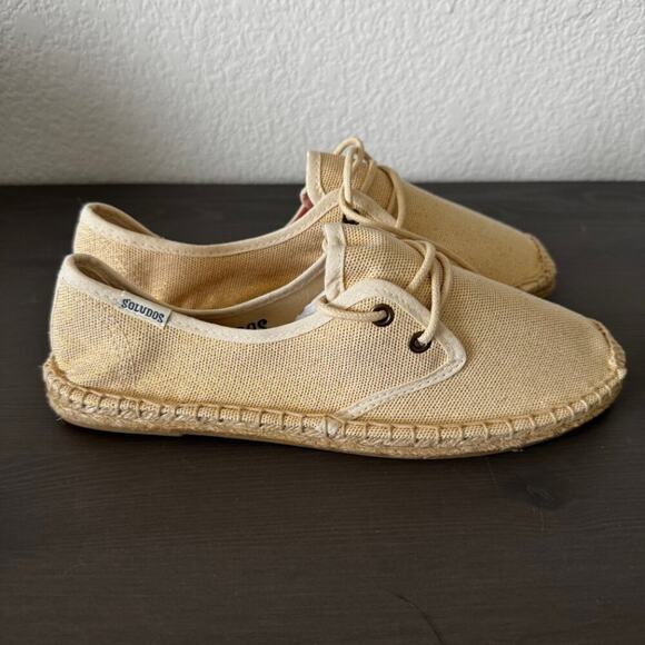 Soludos - NWOB Lace Up Canvas Espadrilles size 7 - Picture 1 of 8